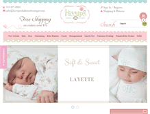 Tablet Screenshot of hiccupschildrensboutique.com